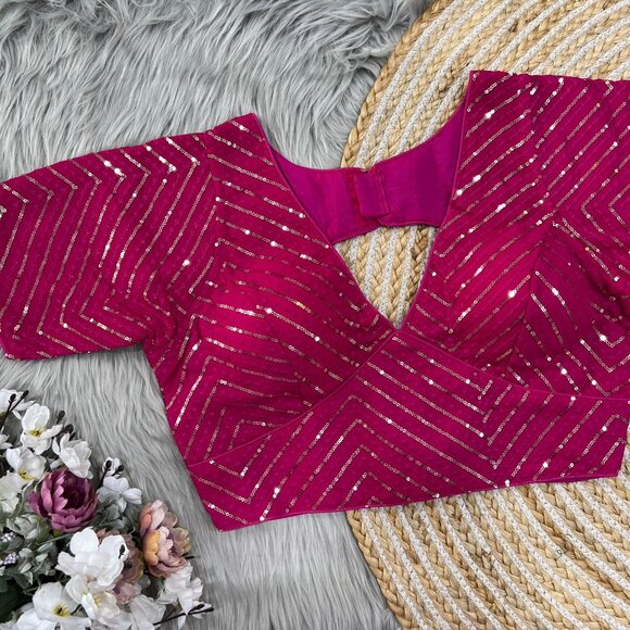 Fancy Partywear Blouse - Picture 13 of 13